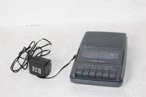 lot 399 image: Radio Shack CTR-94 Portable Cassette Recorder with AC Adapter