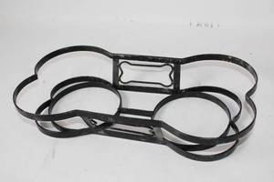 lot 405 image: Metal Double Bottle Holder with Bone Design for Pet Supplies