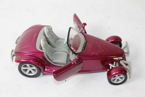 lot 471 image: Vintage Model Toy Car in Metallic Purple Finish