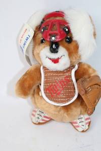 lot 500 image: Minnesota Twins Plush Bear with Baseball Gear