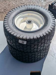 Pair of 4 Bolt lodestar 16.5* 6.50-8 wheel