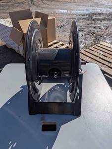 lot 83 image: hose reel A-frame 150 ft. Model number gp2100509