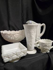 lot 12 image: Westmoreland Milk Glass