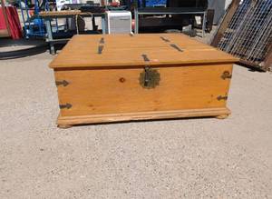 lot 55 image: Rustic Wood Coffee table