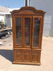 lot 54 image: WoodGlass Hutch