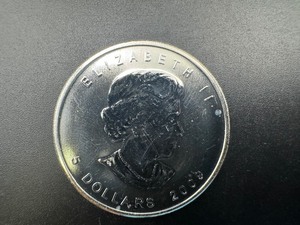 lot 65 image: 2009 BU Canadian 1 Oz. .9999 Silver Maple Leaf Coin