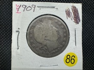 lot 86 image: 1909 Barber Half Dollar