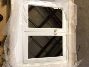 lot 24 image: FORCLOVER 40 in. W x 30 in. H Rectangular Solid Wood White Medicine Cabinet with Mirror Surface Mount   Customer Returns See Pictures