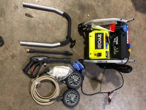 lot 36 image: Ryobi 1700 PSI Pressure Washer    Customer Returns See Pictures