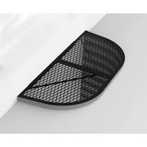 lot 15 image: 38 in. x 60 in. Steel Powder Coated Black, D-Shaped Egress Window Well Cover Semi-Universal Fit      Customer Returns See Pictures