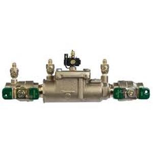 Watts 1 in. Bronze Double Check Valve Backflow Preventer Assembly Quarter Turn Shutoff With Single Top Entry Freeze Sensor     Customer Returns See Pictures
