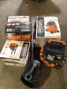 lot 37 image: Lot of Assorted WetDry Shop Vacs Various Models and Conditions  Customer Returns See Pictures