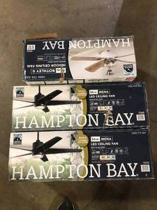 lot 12 image: Lot of Assorted Light Ceiling Fans Various  Models and Conditions   Customer Returns See Pictures