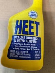 lot 47 image: Heet Gas Line Antifreeze & Water Remover (NEW)