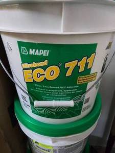 lot 54 image: Lot of 3 buckets of 5gl MAPEI Ultrabond ECO 711 VCT Multi-purpose Flooring Adhesive