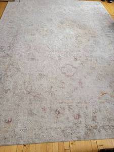 lot 57 image: Ralph Lauren Light GreyNavy Area Rug  9 x 12
