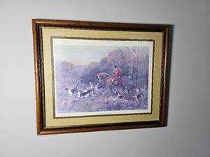 lot 93 image: The Draw by Heywood Hardy Framed Print