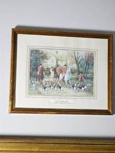 lot 94 image: The Start at the Manor - Print of Heywood Hardy