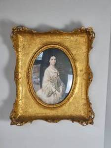 lot 145 image: Stunning Gilt Foil Victorian Frame