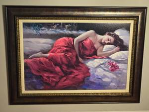 lot 23 image: Dreamy Fine Art Print - Ou Chujian - Peaceful Sleep