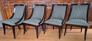 Restoration Hardware 19th C. French Empire Dining Chair Set - (4) - A