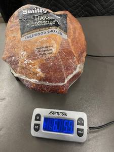 lot 8 image: F - Smithfield Boneless Applewood Smoked Ham, 6.65 lbs