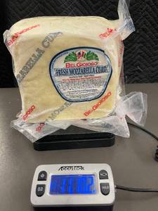 lot 9 image: BelGioioso Fresh Mozzarella Curd Approx 10LBs