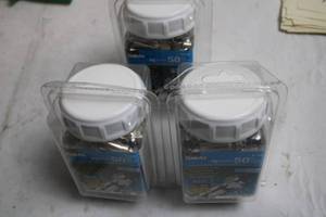 lot A-6 image: Set of 3 Packs Ideal RG-6 Compression F-Connectors (50 Pack Each)