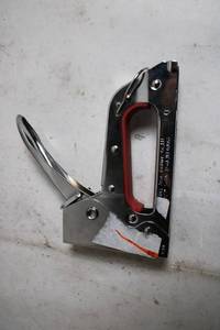 lot 37 image: Heavy Duty Staple Gun with Chrome Finish