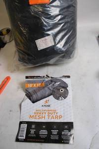 lot 44 image: X-Pose Safety 10 x 12 Multipurpose Heavy Duty Mesh Tarp