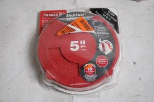 lot 51 image: 5 Diablo StickFast Sanding Disc Pack - 15 Pieces
