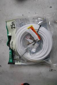 lot 52 image: 25ft Ice Maker Supply Line with Connect Fittings