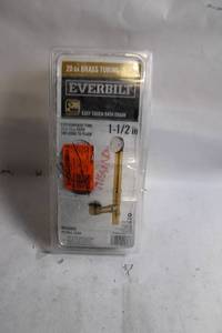 lot 107 image: Everbilt 1-12 in Easy Touch Bath Drain with Brass Tubing