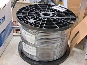 lot 472 image: Belden 1000 Cable Wire on Spool 1694A 010 (Black)