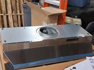 lot 431 image: Broan Stainless Range Hood 423604 (New )