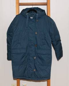 lot 7 image: Universal Thread Womens Small Long Parka Jacket - Navy, New Without Tags