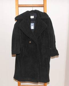 lot 44 image: Universal Thread Womens Medium Faux Shearling Black Coat - New with Tags