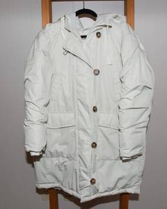lot 66 image: Universal Thread Womens XL Long Parka Jacket - Cream, New Without Tags
