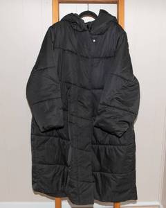 lot 99 image: Ava & Viv Womens 3X Long Puffer Jacket  Black, New Without Tags
