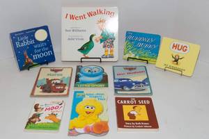 lot 32 image: Lot of 10 Childrens Cardboard Books
