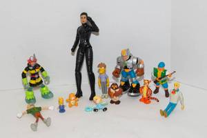 lot 35 image: Variety of Toy Figurines  Assorted Collection