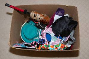 lot 74 image: Mystery Dress Up Box filled with Dress Up Accessories