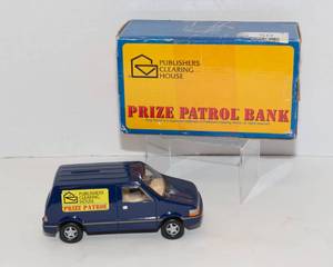 lot 80 image: 1997 Publishers Clearing House Prize Patrol Bank with Box