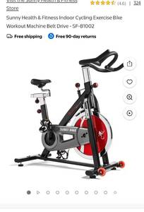 lot 42 image: Belt Drive indoor cycling bike