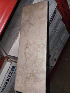 lot 74 image: 110sqft  marazzi rapolano 4x12 ceramic wall tile