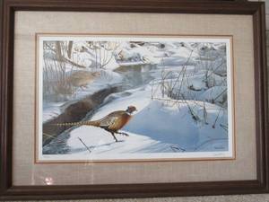 lot 56 image: Van Guilder  Framed Art Print numbered and signed