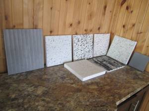 lot 7 image: Assortment of Concrete trivets or ste...