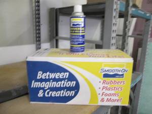 lot 46 image: Box of Smooth-On liquid rubber for ...