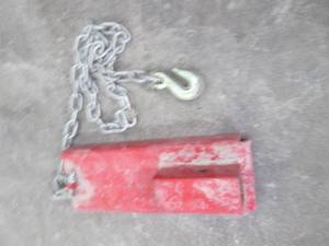 lot 92 image: Forklift ball hitch attachment