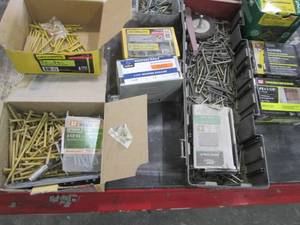 lot 102 image: Spax & Deckmate hardware lot of nai...